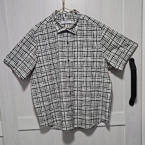 Tommy Bahama Coastal Zone Black  Ligh Green Shirt XXL